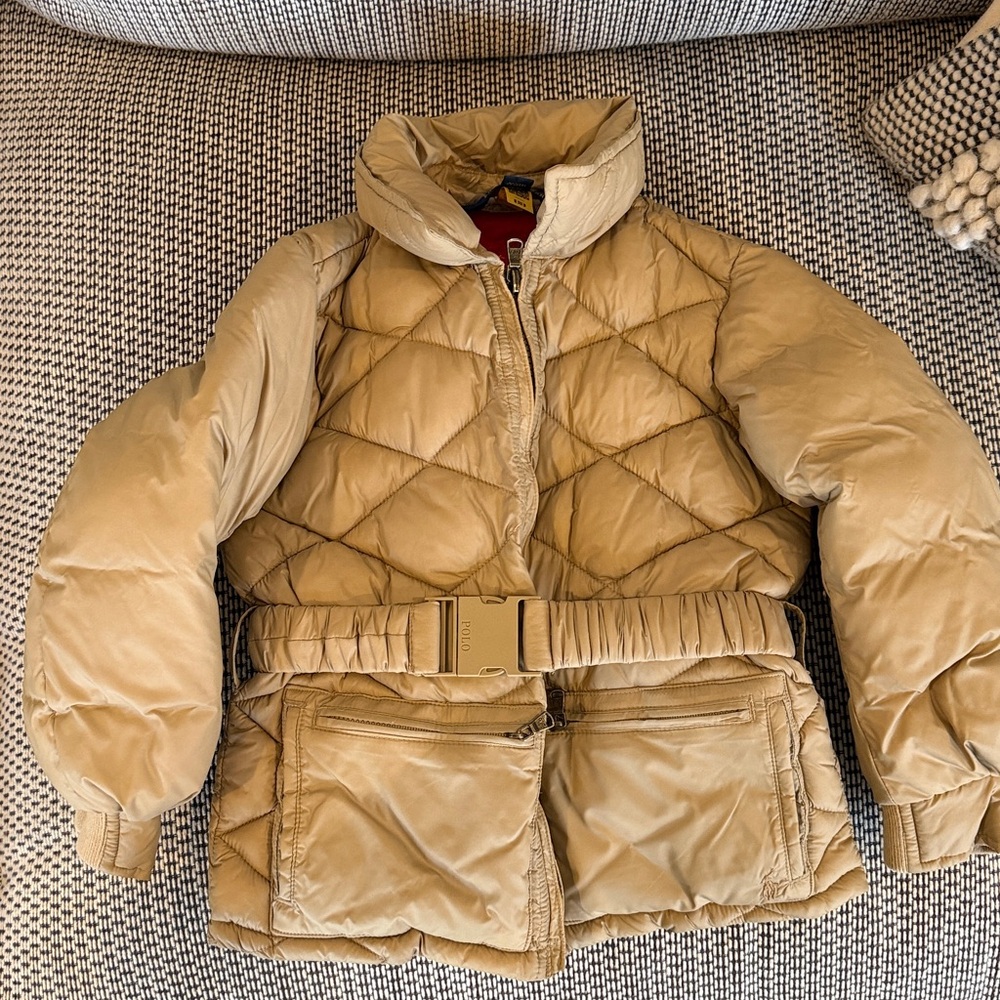 Polo by Ralph Lauren Kids Tan Puffer Jacket